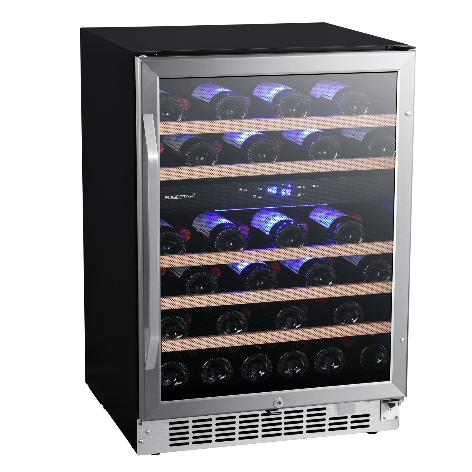 Edgestar 23.5'' width 46 Bottle Dual Zone Built-In Wine Refrigerator & Reviews